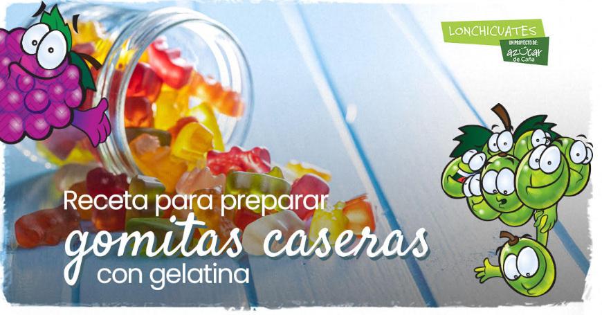 Imagen de portada Lonchicuates - ¡Deliciosas y saludables! Prepara tus propias gomitas caseras